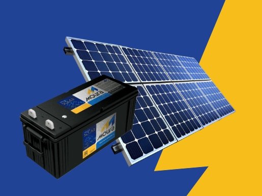 Bateria estacionária Moura para energia solar